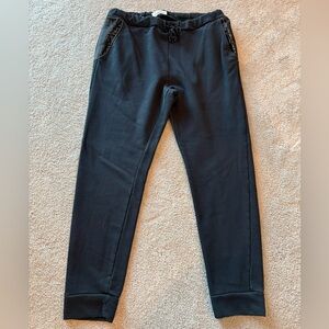 Fendi Black Sweatpants with Drawstring Waist